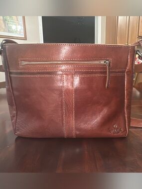 Wild West Los Angeles Leather adjustable straps pockets zipper beautiful (bags19